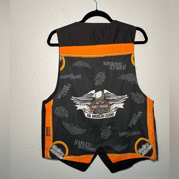 Harley Davidson Vintage Vest Handmade in USA - Picture 5 of 7
